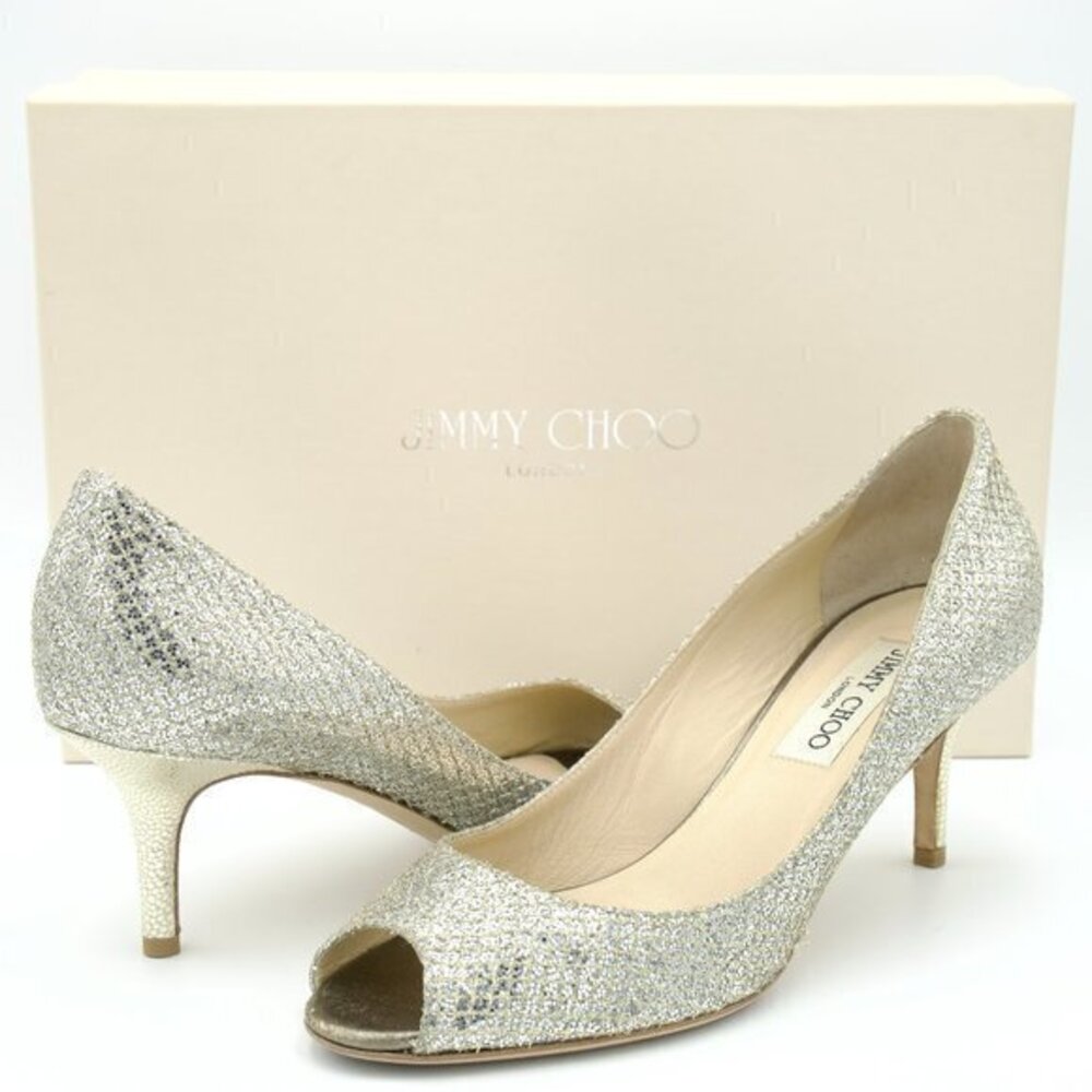 Jimmy Choo Isabel Peep Toe Pump | Size 38